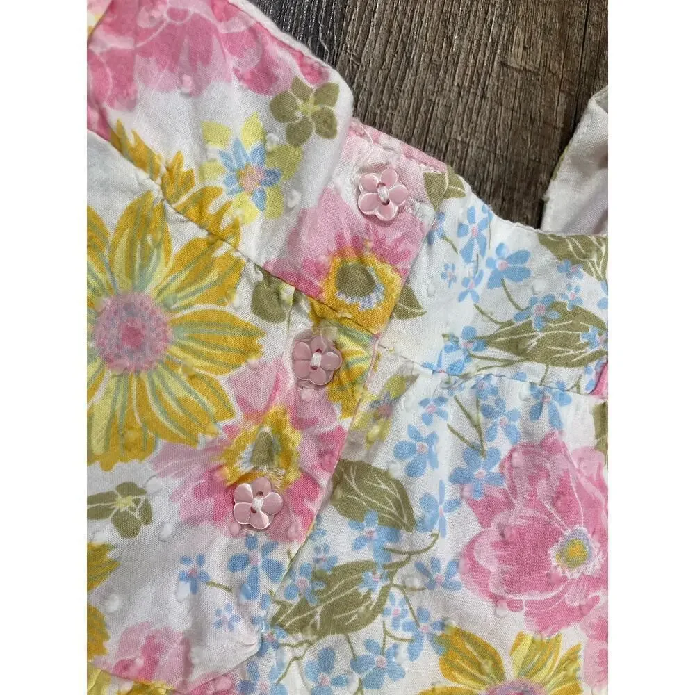 Cynthia Rowley Girls Floral Dress And Purse Set Spring Easter Size 24 Months - Picture 10 of 14